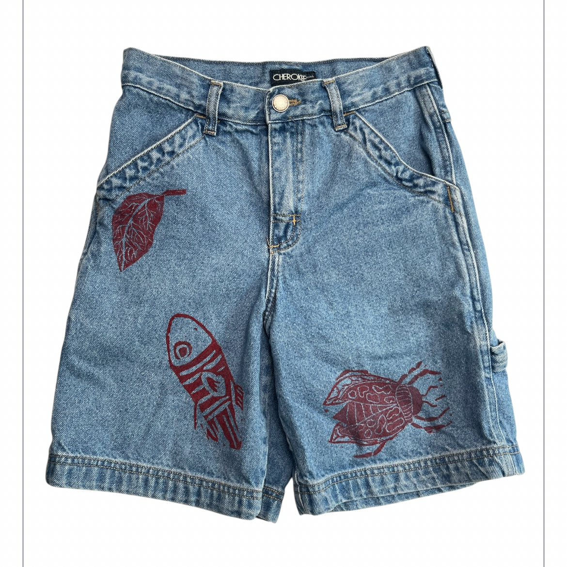 Cherokee denim critter shorts