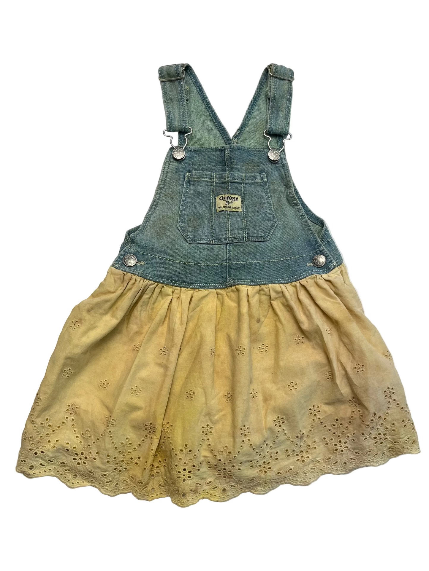 Turmeric natural dye dress