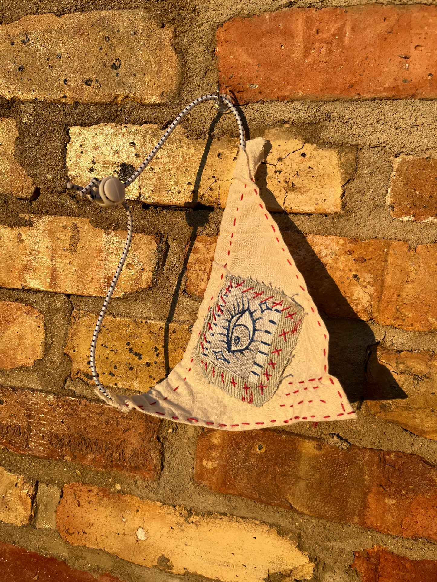 eye patch small dog bandana