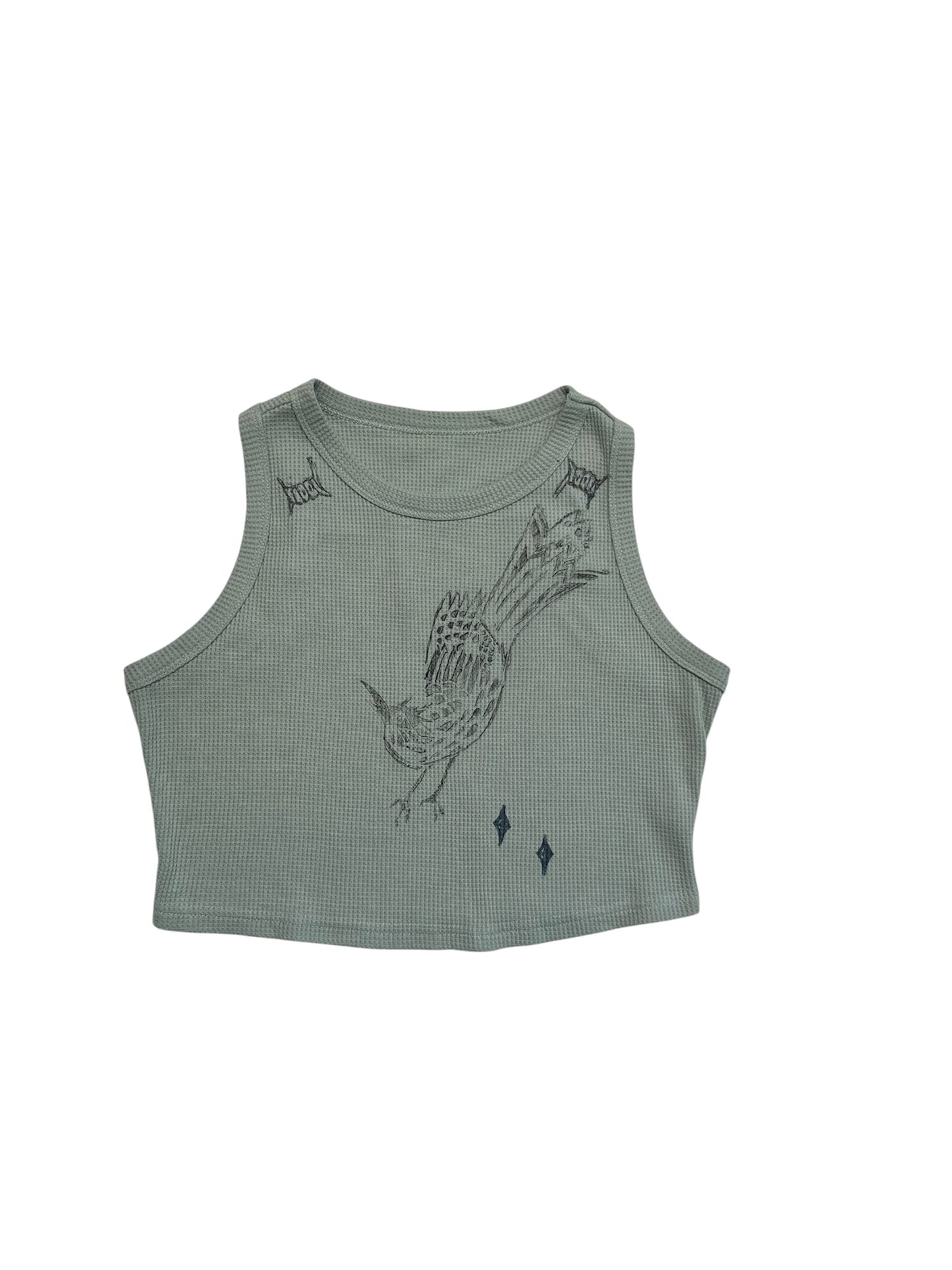green roadrunner tank