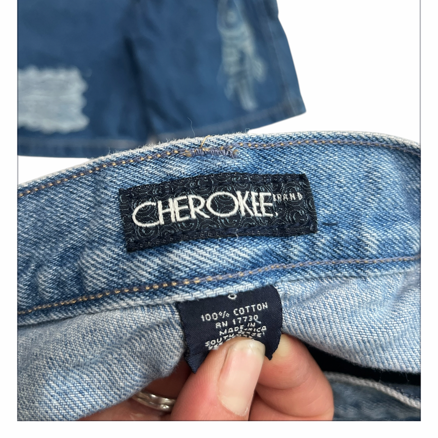 Cherokee denim critter shorts