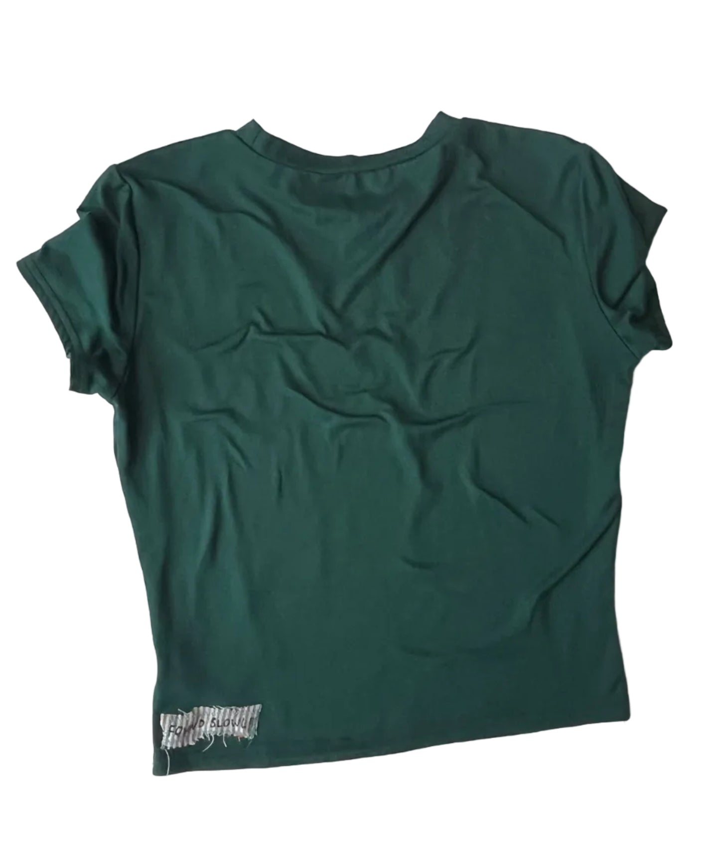 green baby tee