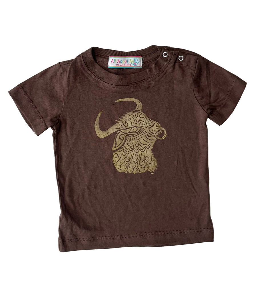 brown bull kid tee