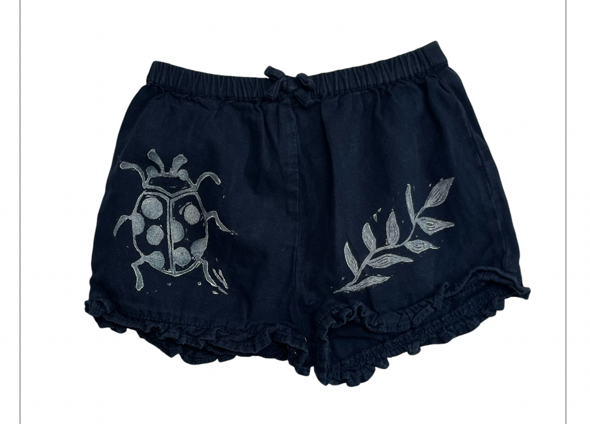 ladybug navy shorts