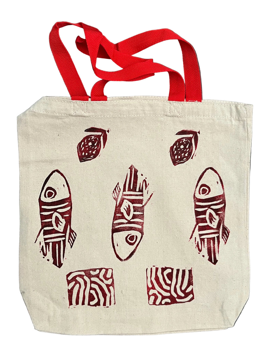 tote: fishx3 lemonx2