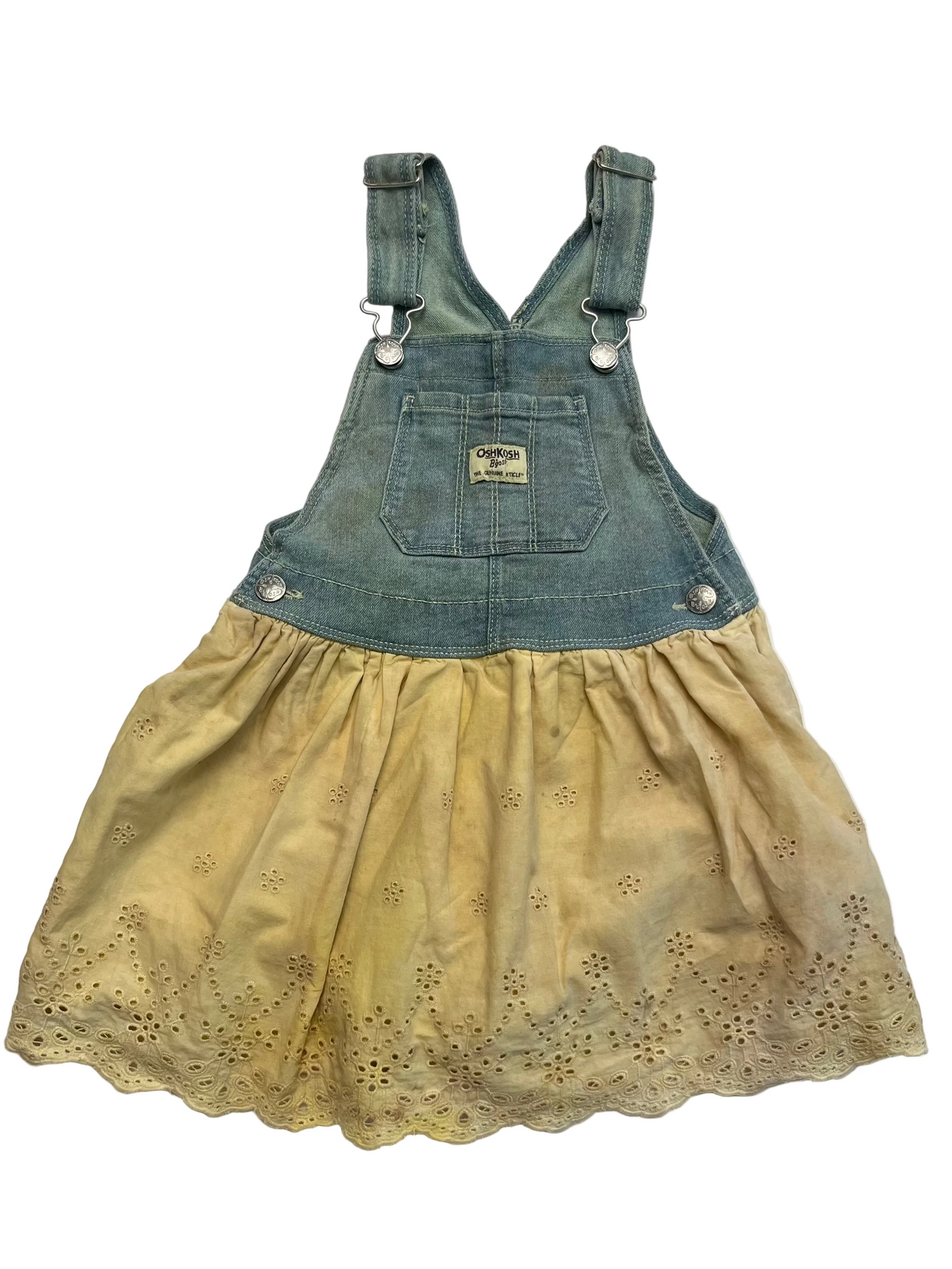 Turmeric natural dye dress